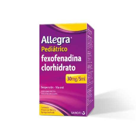 Allegra Suspensión 30mg/5ml 150ml Allegra Suspensión 30mg/5ml 150ml