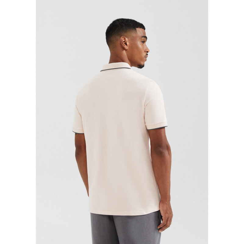 CAMISA POLO MM MASC BEGE CLARO