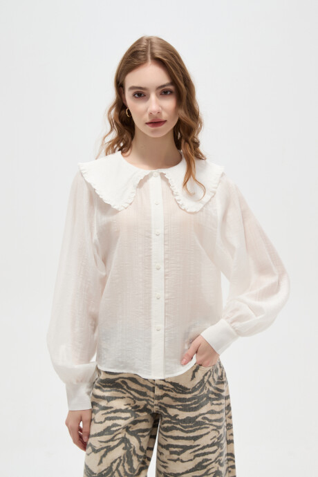 Camisa Raeli Marfil / Off White