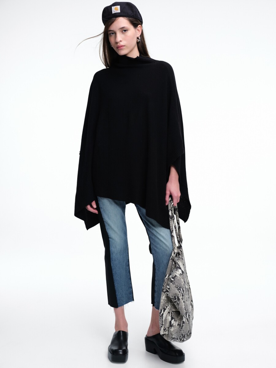PONCHO TEJIDO 