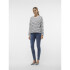 VMABBY LS O-NECK TOP JRS CORE-12 1 Snow White/Stripes NAVY BL