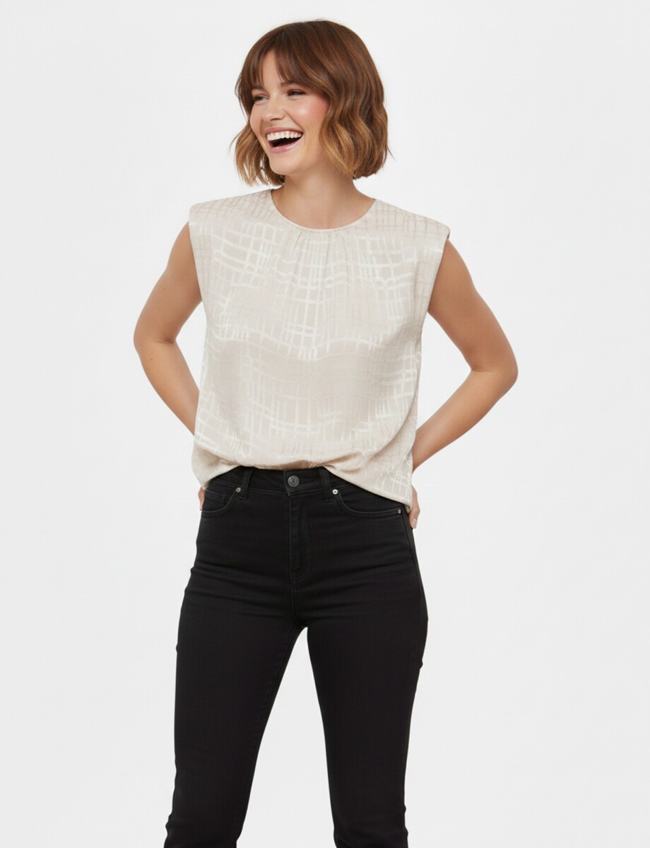 Blusa Noche Labrada - Beige 