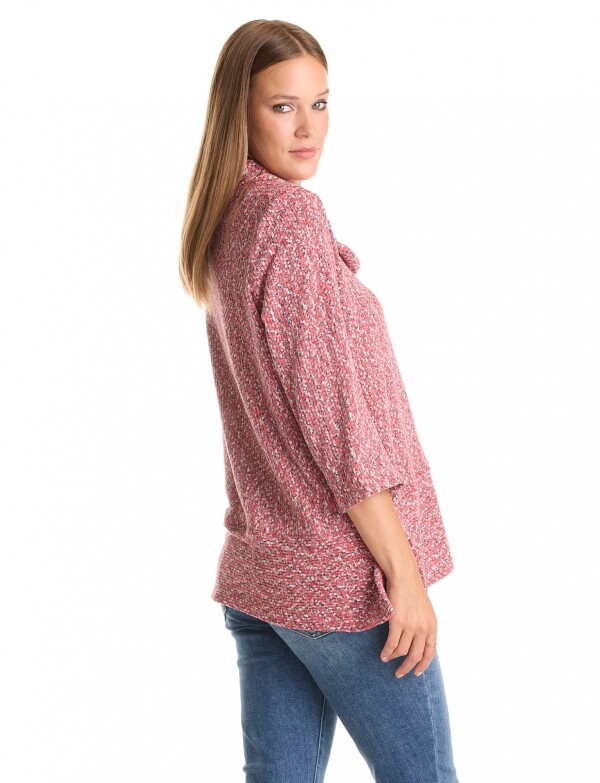 Buzo Cuello Volcado ROJO/MULTI