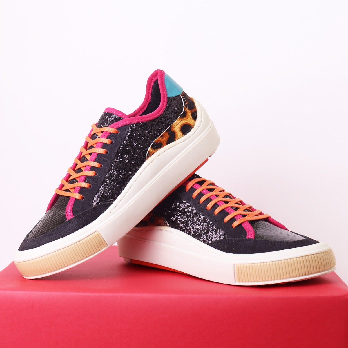 Deportivo Casual Animal Print MissCarol - Negro/Print 