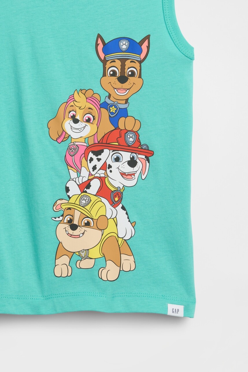 Set Musculosa Y Short Toddler Niño Water Garden Green