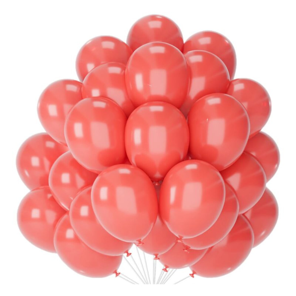 Globo Pastel Rojo x50 Und Fessta 