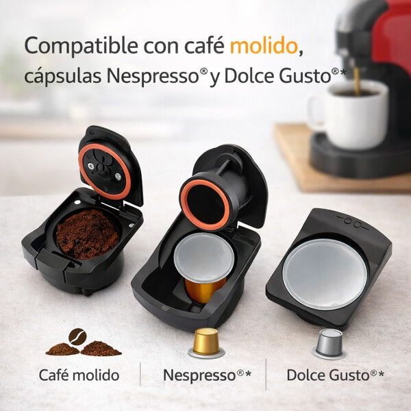 Cafetera Ufesa Multicápsulas Bellagio Rossa CAFETERA UFESA CAPSU BELLAGIO ROSSA