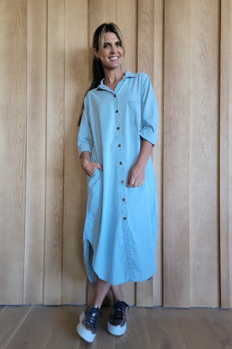 Túnica Camelia Denim Celeste
