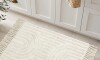 Alfombras Freece con Flecos 50x80 Semicirculos