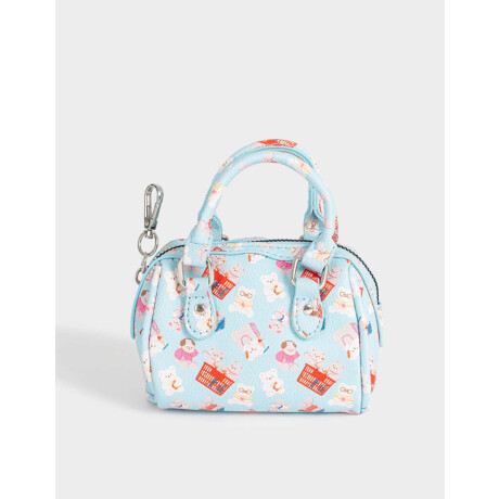 Monedero Formato Cartera Azul Celeste