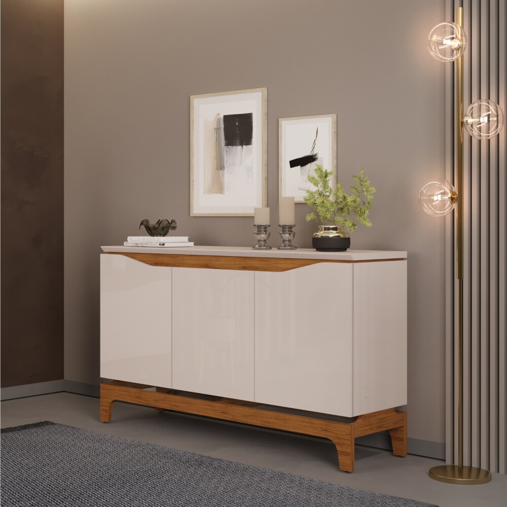 Aparador 3 puertas en MDF - Nice Beige