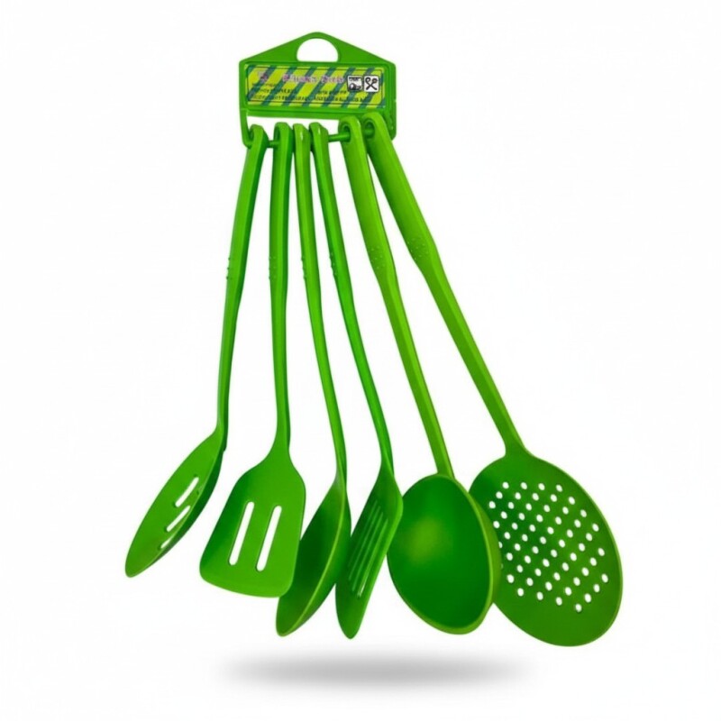 CUCHARONES DE PLÁSTICO SET x6 KITCHEN CUCHARONES DE PLÁSTICO SET x6 KITCHEN