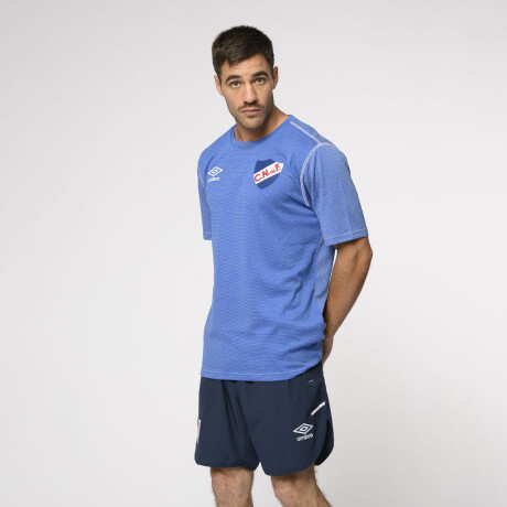 Remera VIK Umbro Nacional Hombre Azul Royal, Blanco