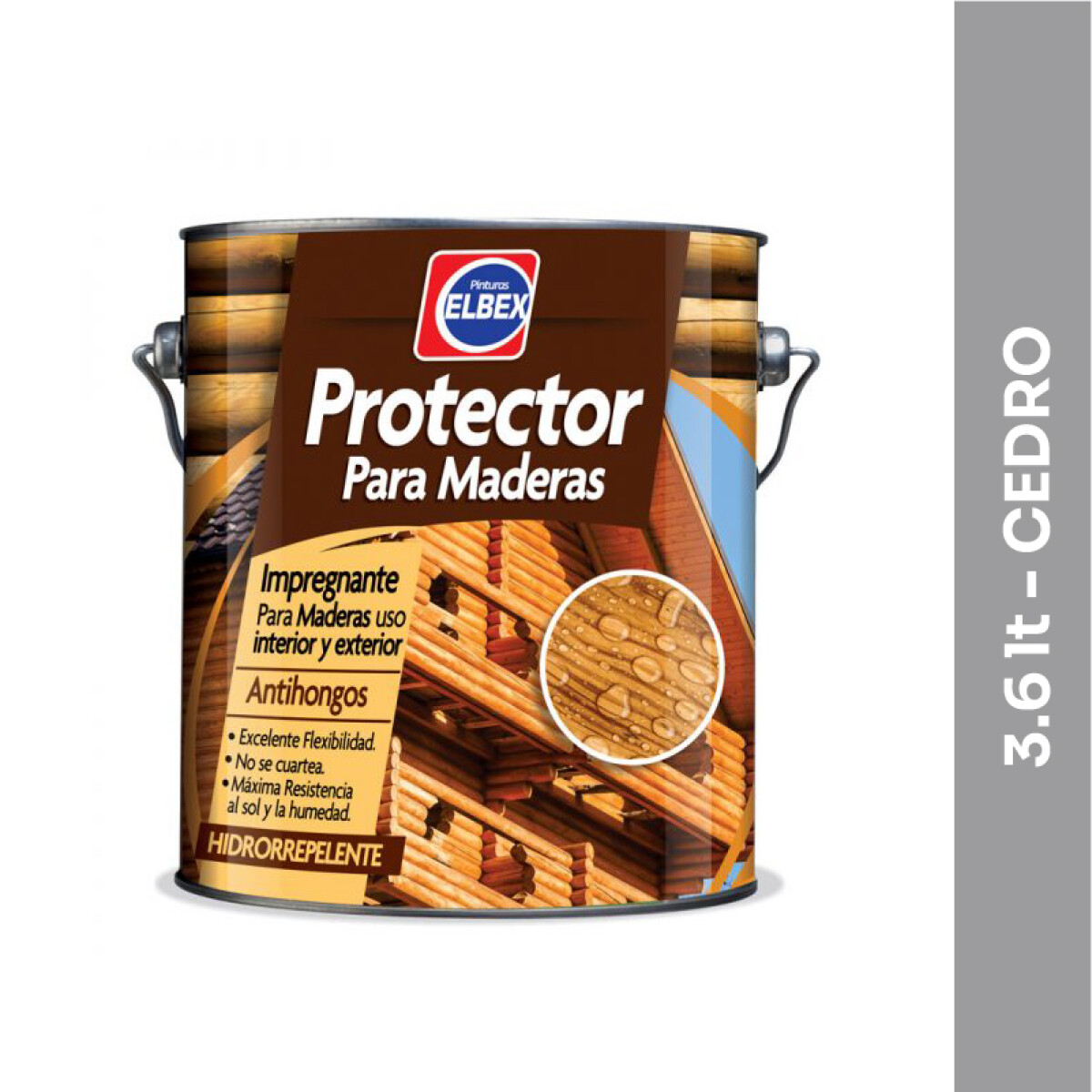 Protector para maderas Elbex - 3.6 lt - Cedro 