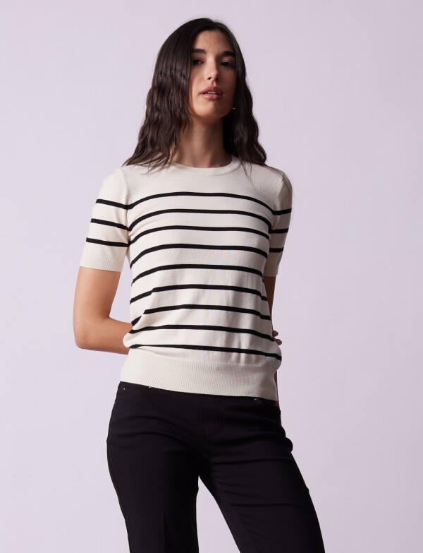 Buzo Lineas BEIGE/MULTI
