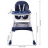 Silla De Bebe Para Comer Plegable Asiento 2 En 1 Arnes Cinturon Seguridad 3 Puntos Imback Color Azul Silla De Bebe Para Comer Plegable Asiento 2 En 1 Arnes Cinturon Seguridad 3 Puntos Imback Color Azul