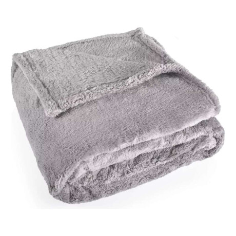 Manta Corderito 1 Plaza 150x200cm Gris oscuro