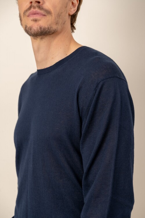 Sweater lino Azul