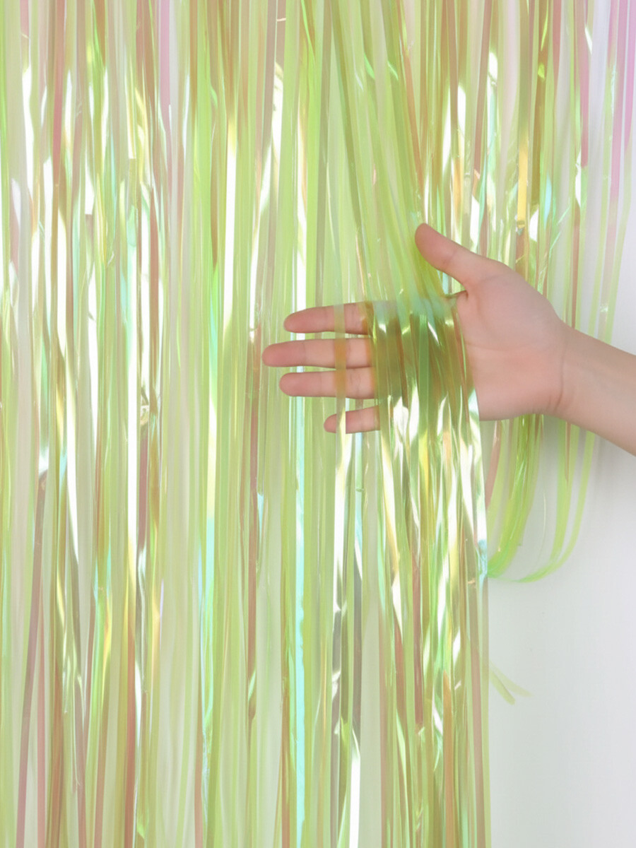 CORTINAS DECORATIVAS flúor verde