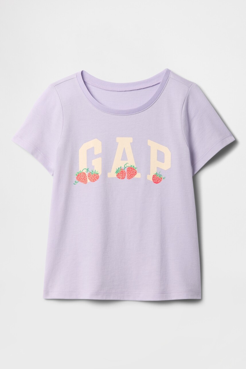Remera Logo Gap Toddler Niña Perfumed Lilac