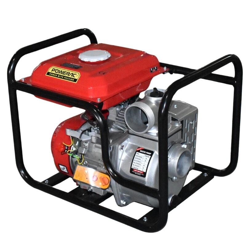 POWERAC MOTOBOMBA A GASOLINA 7HP 208CC 80MM 6 HORAS DE TRABA Powerac Motobomba A Gasolina 7hp 208cc 80mm 6 Horas De Traba