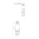 Griferia De Bidet Monocomando Aqualia Cromado Con Transferencia CROMO