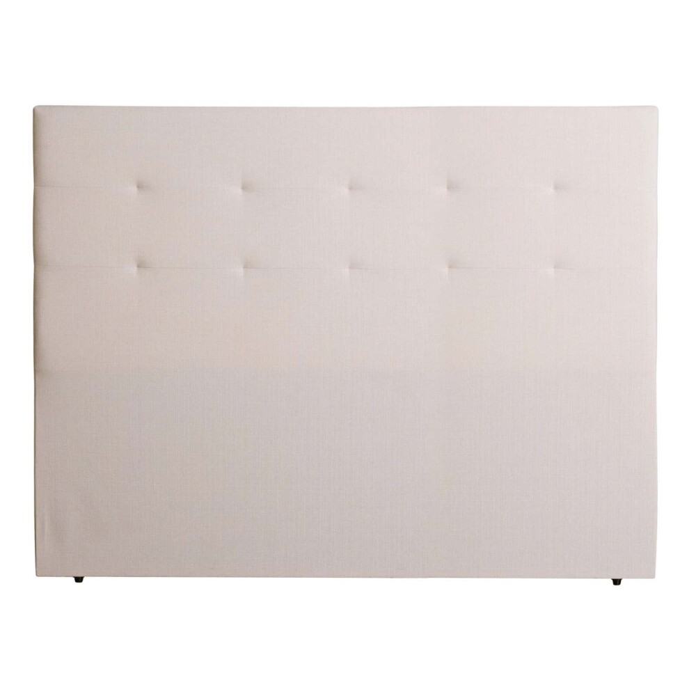 RESPALDO SUPER KING TELA NATURAL-BEIGE CLIO