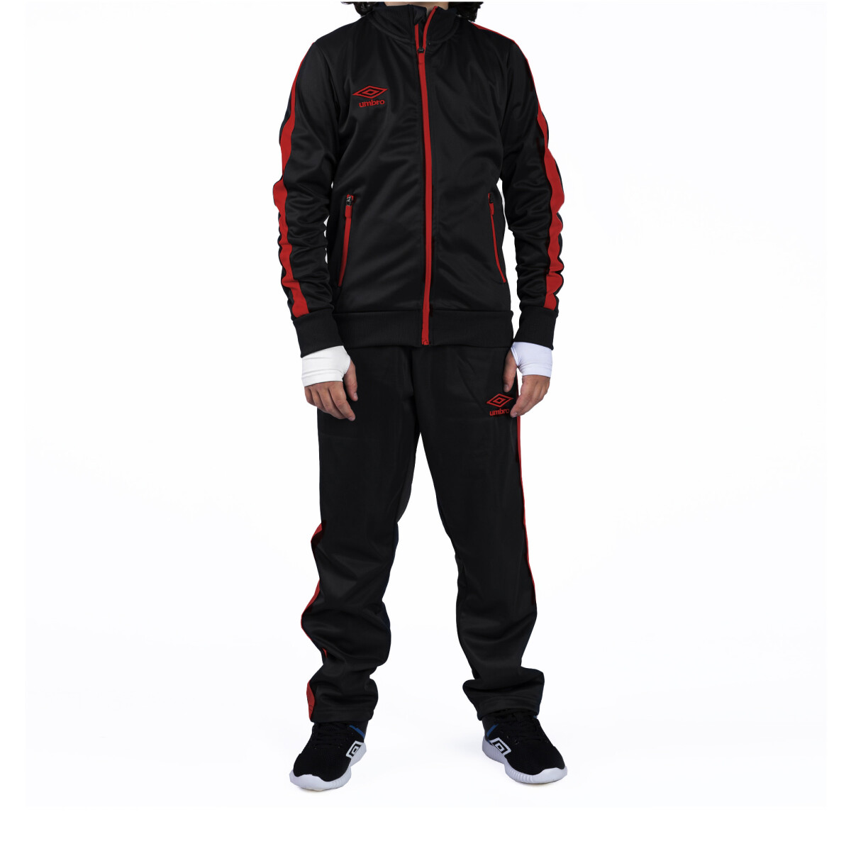 Equipo de Niños Umbro Owen II Jrs - Negro - Rojo 