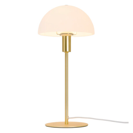 MUSHROOM DE MESA GLASS Luminaria De Mesa Mushroom Opal Bronce