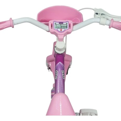 Bicicleta De Paseo Gts ARO12-GTS Rodado 12 Con Botella Ub ROSADO