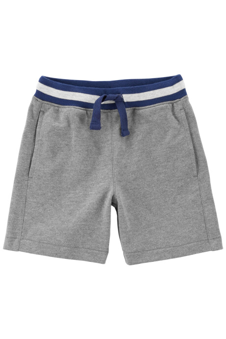 Short de algodón, gris. Talles 2-5T Sin color