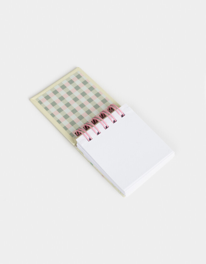Anotadores Cuadernos y Memos Estampados Mini Memo "matcha Girly" - Verde Claro