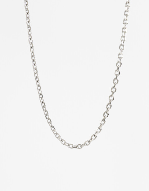 Collares Cortos Color Collar De Acero Men´s Collection - Plateado