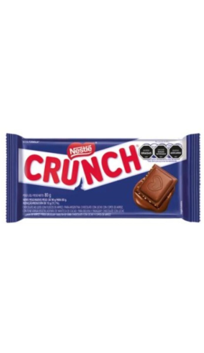 CHOCOLATE NESTLE TABLETA 100GRS CRUNCH (AZUL) 