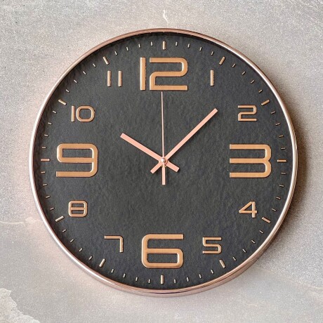 Reloj Pared Redondo Roze Black Ø 34cm Reloj Pared Redondo Roze Black Ø 34cm