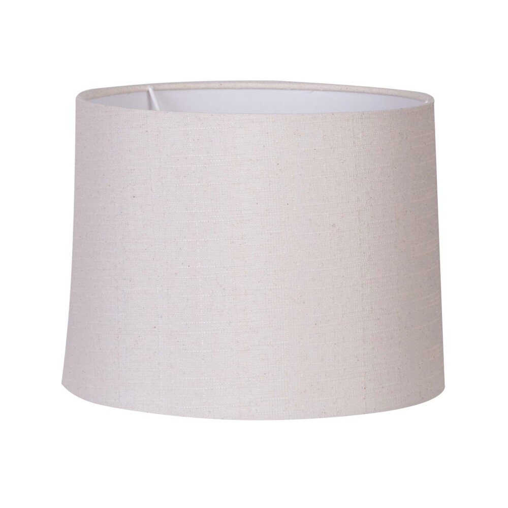 PANTALLA SMALL LINO NATURAL-BEIGE CILINDRO