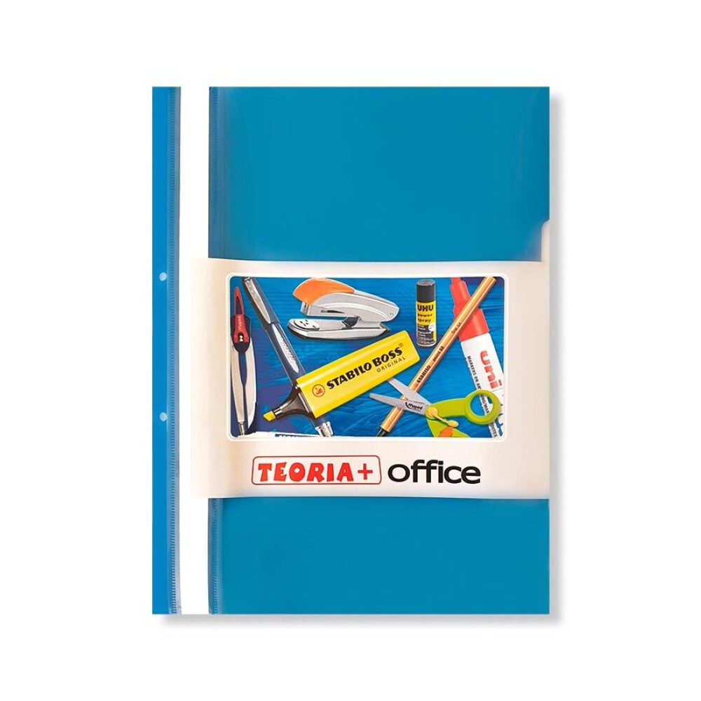Carpeta T/Transp. A4 Azul Teoría+ #Carpeta T/Transp. A4 Azul Teoría+