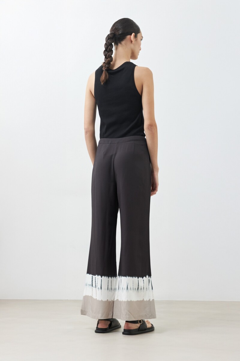 Pantalón tie dye gris