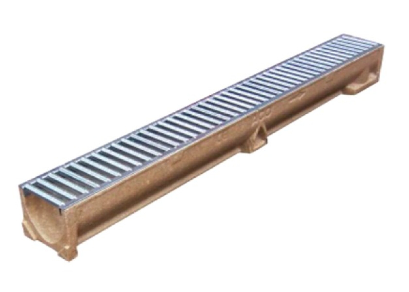 KIT Canal SELF 100 H9,5 B125 con REJA ACERO GALVANIZADO A15 