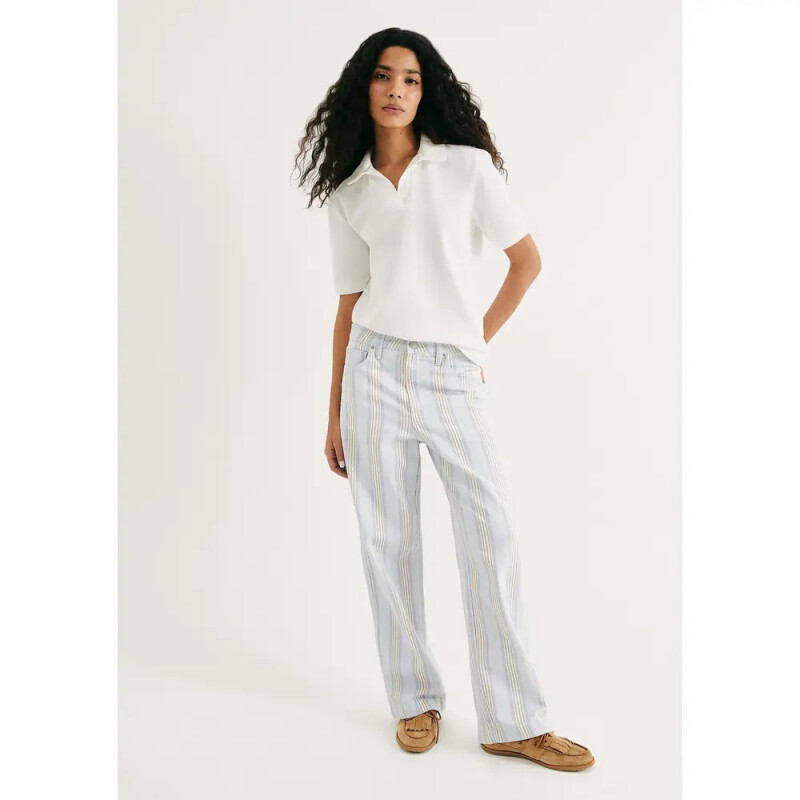 CAMISA POLO MM FEM BEGE CLARO