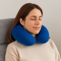 ALMOHADA DE VIAJE CON RELLENO BRIO AZUL