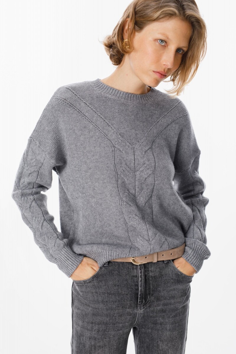 Sweater Hiedra Gris