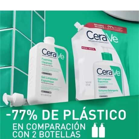 Cerave Gel Limpiador Espumoso Repuesto 473ml Cerave Gel Limpiador Espumoso Repuesto 473ml