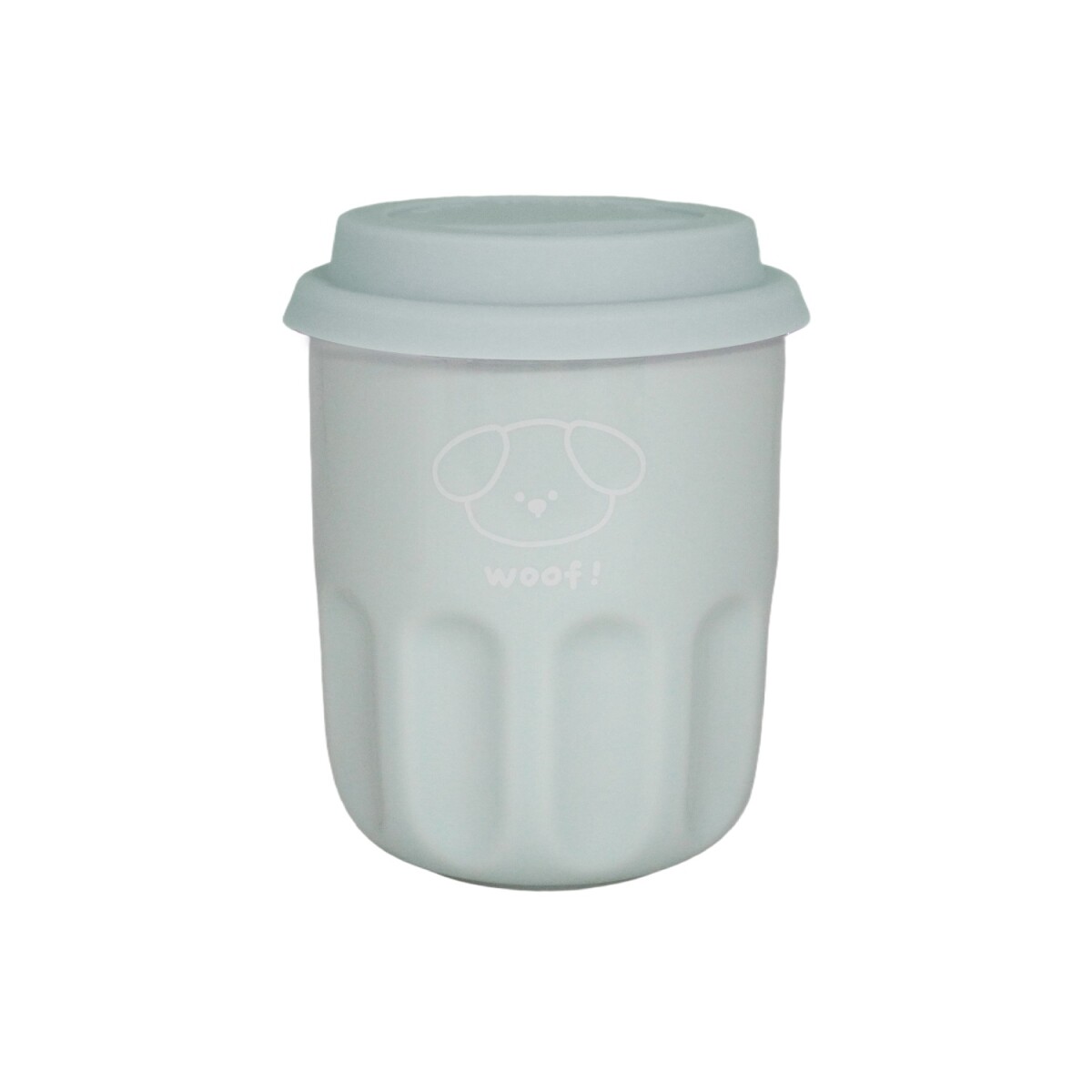 Vaso cerámica animales 290ml - verde 