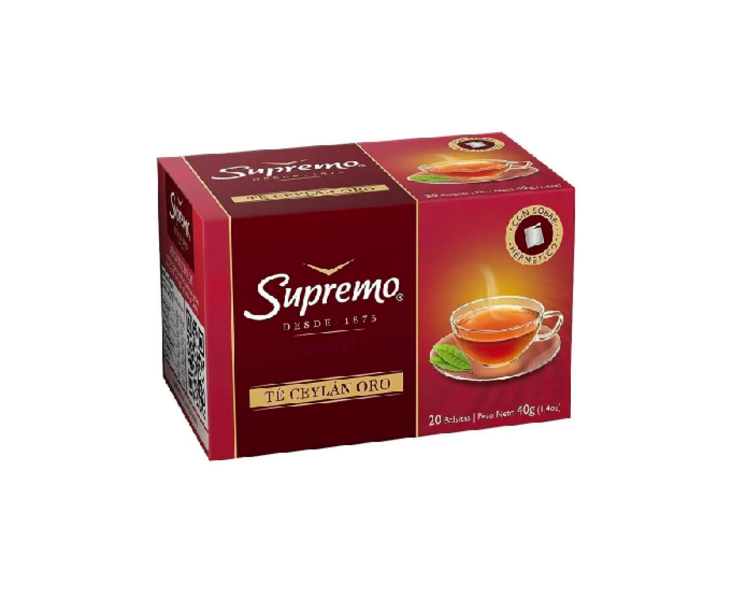 TE SUPREMO LINEA ORO X 20/S. 