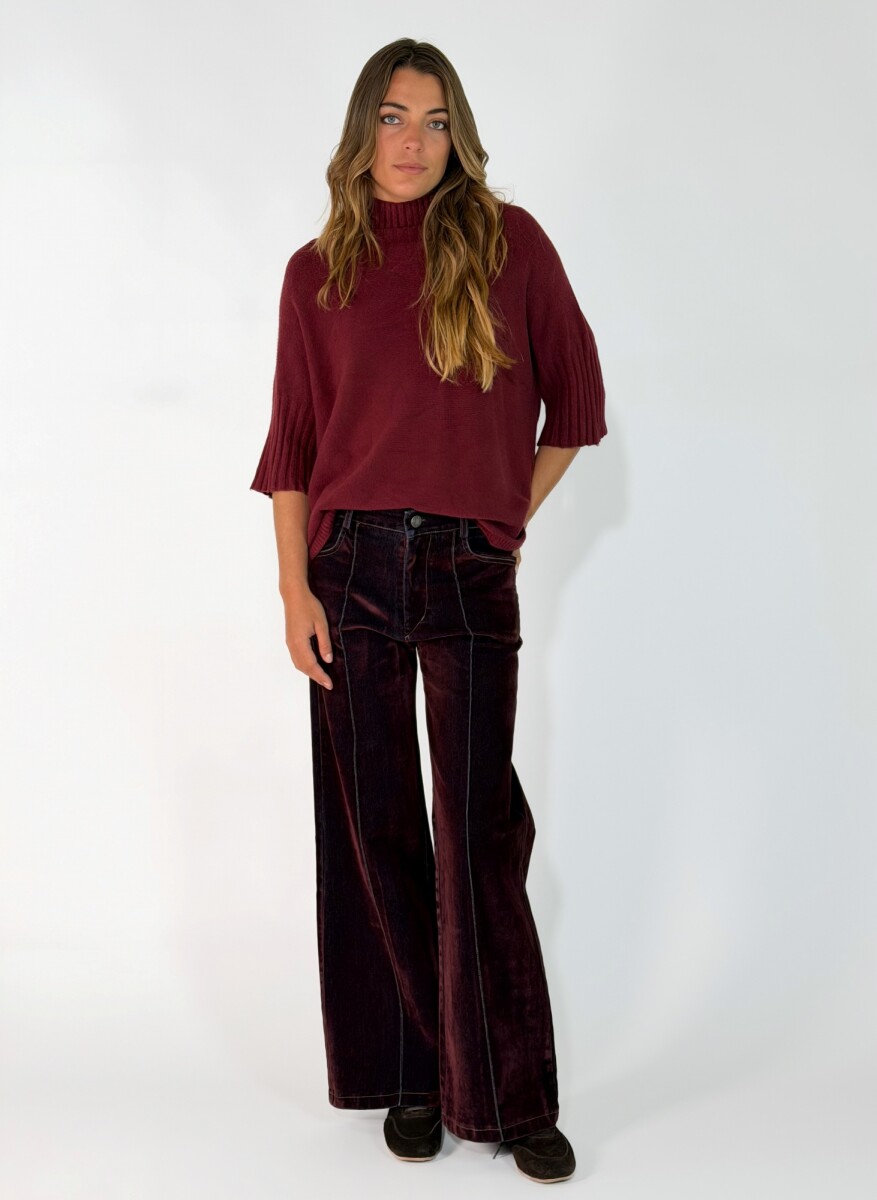 PANTALON CHLOE - BORDO 