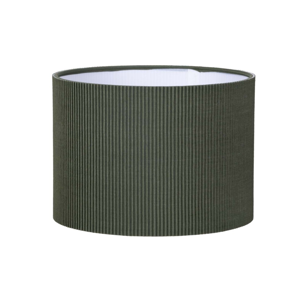 PANTALLA PAPEL VERDE PLISADA