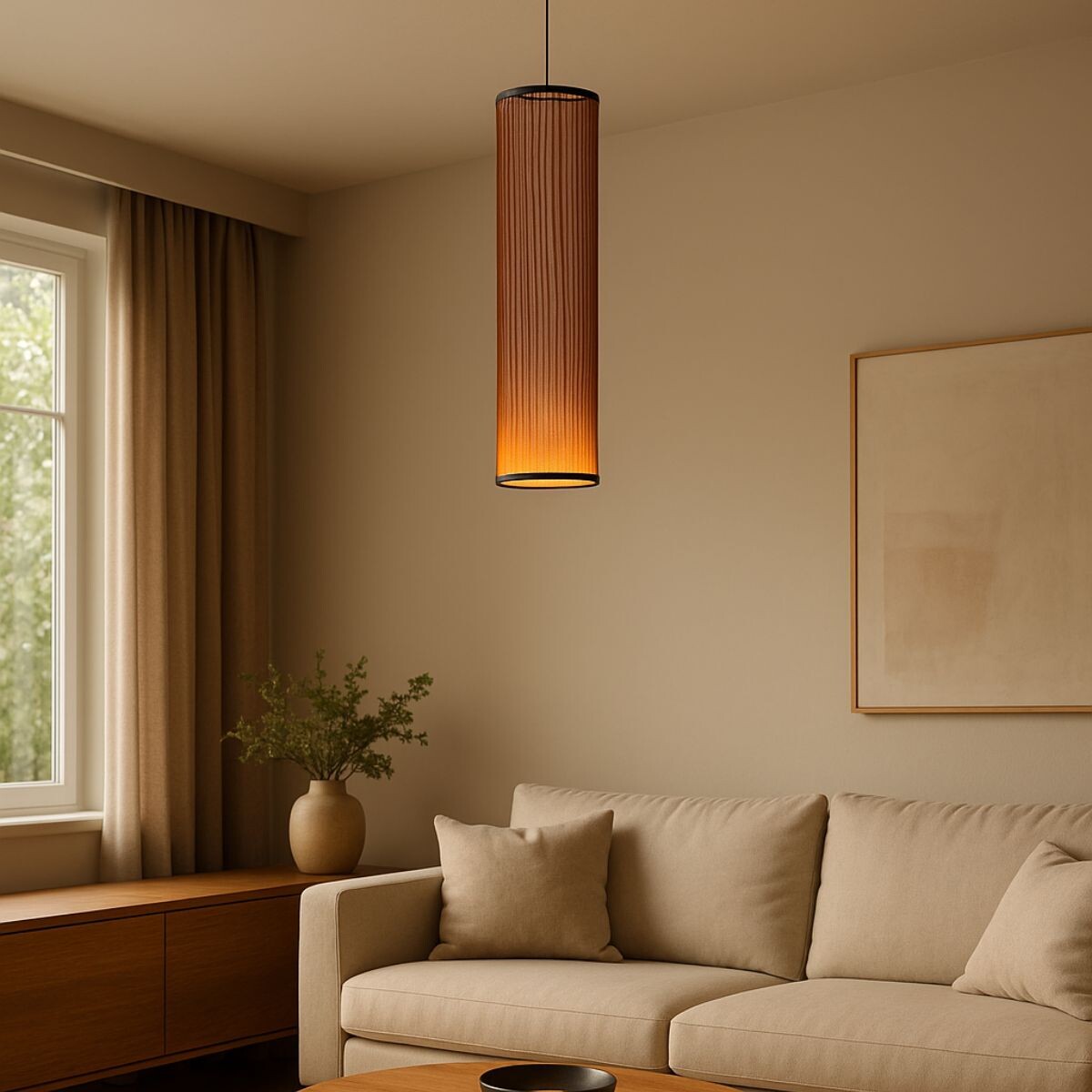 LUMINARIA DE TECHO CANNELE CILINDRIC BORDEAUX Small 