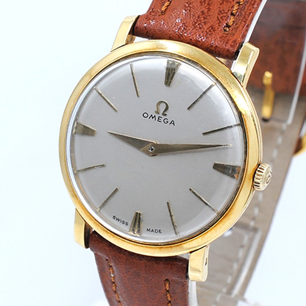 Omega oro 18k 14375/14370 dos agujas calibre 511 año 1957 Omega oro 18k 14375/14370 dos agujas calibre 511 año 1957