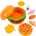 Kit Juego Cocina Hamburguesa Armable + Accesosrios Jug027034